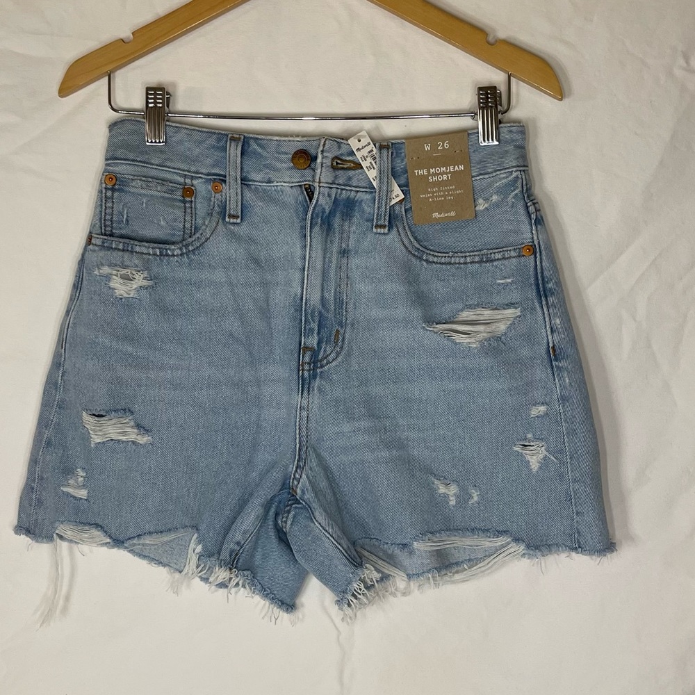 MADEWELL women’s momjean jean short W 26